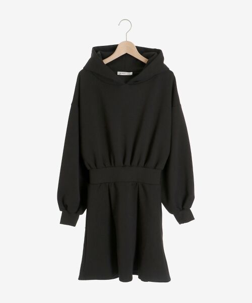 MAJESTIC LEGON / マジェスティックレゴン ミニ丈・ひざ丈ワンピース | フードスウェットフレアーワンピース | 詳細19