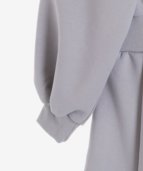 MAJESTIC LEGON / マジェスティックレゴン ミニ丈・ひざ丈ワンピース | フードスウェットフレアーワンピース | 詳細22