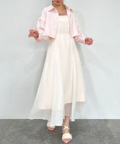 MAJESTIC LEGON / マジェスティックレゴン ロング・マキシ丈ワンピース | シアーレディキャミワンピ