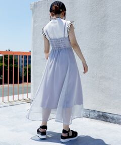 MAJESTIC LEGON / マジェスティックレゴン ロング・マキシ丈ワンピース | シアーレディキャミワンピ