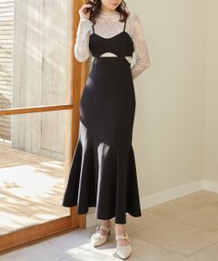 MAJESTIC LEGON / マジェスティックレゴン ロング・マキシ丈ワンピース | カッティングキャミワンピース