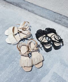 MAJESTIC LEGON / マジェスティックレゴン サンダル | シアーギャザーサンダル