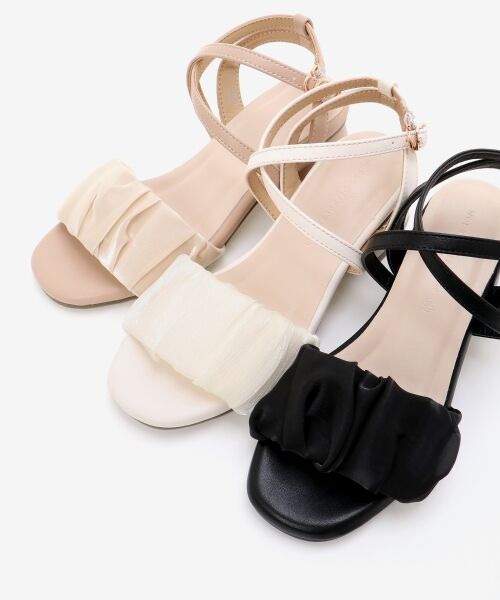 MAJESTIC LEGON / マジェスティックレゴン サンダル | シアーギャザーサンダル | 詳細23