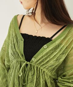 MAJESTIC LEGON / マジェスティックレゴン キャミソール・チューブトップ | カップ付2wayシャーリングキャミ