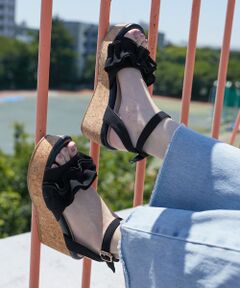 MAJESTIC LEGON / マジェスティックレゴン サンダル | フカフカフリルサンダル�