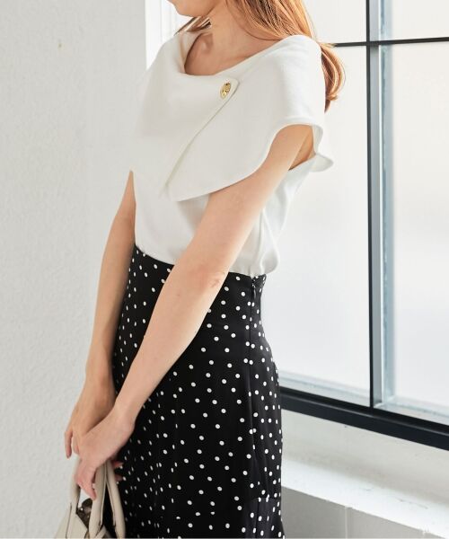 MAJESTIC LEGON / マジェスティックレゴン カットソー | ケープデザインオフショルトップス | 詳細13