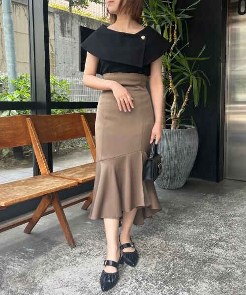 MAJESTIC LEGON / マジェスティックレゴン カットソー | ケープデザインオフショルトップス | 詳細22