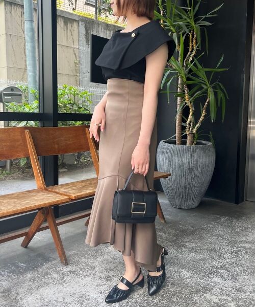 MAJESTIC LEGON / マジェスティックレゴン カットソー | ケープデザインオフショルトップス | 詳細23