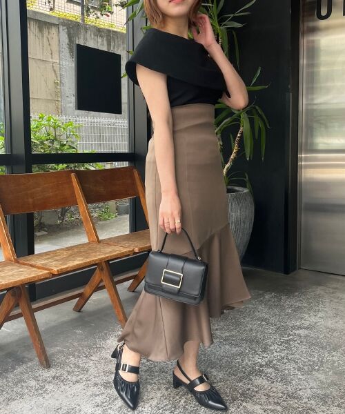 MAJESTIC LEGON / マジェスティックレゴン カットソー | ケープデザインオフショルトップス | 詳細24