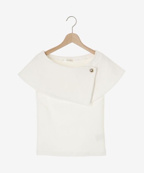 MAJESTIC LEGON / マジェスティックレゴン カットソー | ケープデザインオフショルトップス | 詳細30