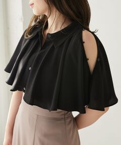 MAJESTIC LEGON / マジェスティックレゴン シャツ・ブラウス | アソート肩あきケープブラウス