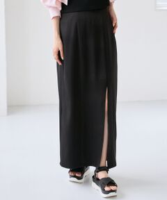 MAJESTIC LEGON / マジェスティックレゴン ロング・マキシ丈スカート | ウエストフィットスリットスカート