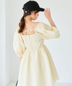 MAJESTIC LEGON / マジェスティックレゴン ミニ丈・ひざ丈ワンピース | ジャカードミニワンピース