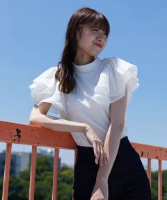 MAJESTIC LEGON / マジェスティックレゴン カットソー | ダブルフレアースリーブトップス