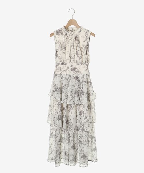 MAJESTIC LEGON / マジェスティックレゴン ロング・マキシ丈ワンピース | ウエストリボンティアードワンピース | 詳細20