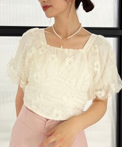 MAJESTIC LEGON / マジェスティックレゴン シャツ・ブラウス | ボリュームコルセットブラウス