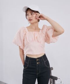 MAJESTIC LEGON / マジェスティックレゴン シャツ・ブラウス | ボリュームコルセットブラウス