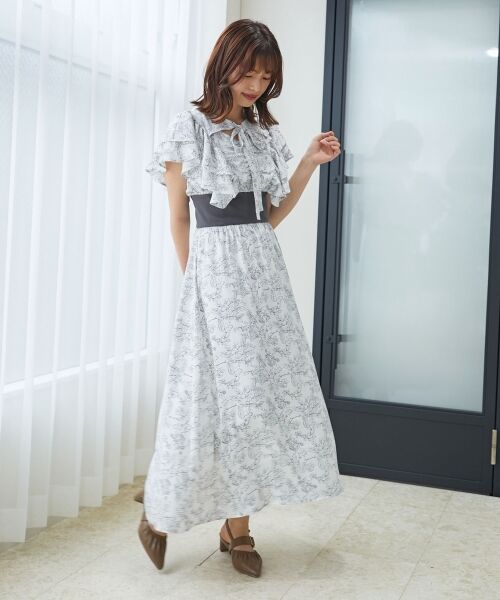 MAJESTIC LEGON / マジェスティックレゴン ロング・マキシ丈ワンピース | フリルスリーブコルセットワンピース | 詳細2