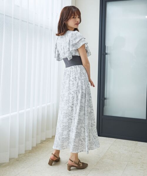 MAJESTIC LEGON / マジェスティックレゴン ロング・マキシ丈ワンピース | フリルスリーブコルセットワンピース | 詳細3