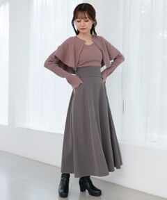 MAJESTIC LEGON / マジェスティックレゴン ニット・セーター | チェーン付きケープセットニット