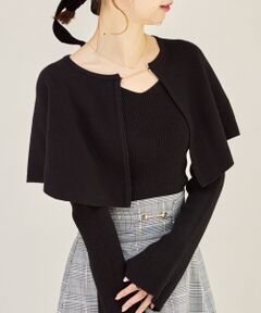 MAJESTIC LEGON / マジェスティックレゴン ニット・セーター | チェーン付きケープセットニット