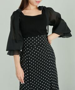 MAJESTIC LEGON / マジェスティックレゴン ニット・セーター | リボンディティールニット