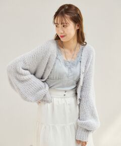 MAJESTIC LEGON / マジェスティックレゴン カーディガン・ボレロ | きらきらモールニットカーディガン