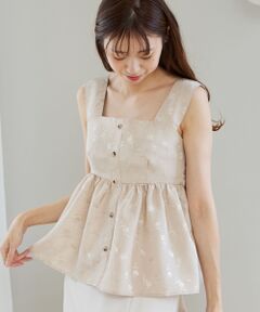 MAJESTIC LEGON / マジェスティックレゴン キャミソール・チューブトップ | サテンジャカードビスチェ