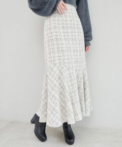 MAJESTIC LEGON / マジェスティックレゴン ロング・マキシ丈スカート | ツイードマーメイドスカート