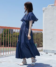 MAJESTIC LEGON / マジェスティックレゴン ロング・マキシ丈ワンピース | スタイルアップティアードワンピース