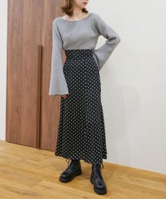 MAJESTIC LEGON / マジェスティックレゴン ニット・セーター | キラキラシャギーフレアスリーブニット