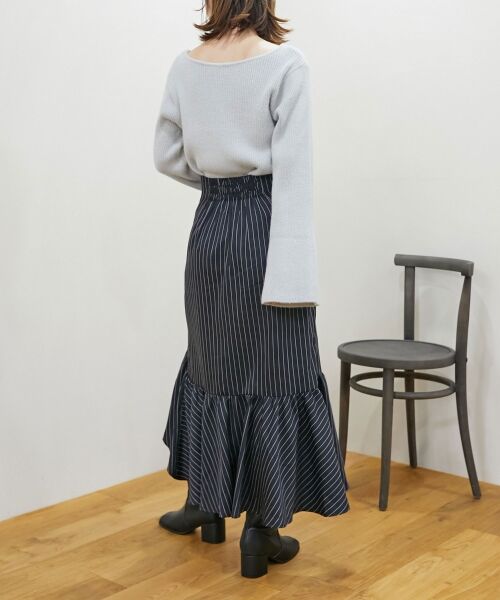 MAJESTIC LEGON / マジェスティックレゴン ニット・セーター | キラキラシャギーフレアスリーブニット | 詳細13