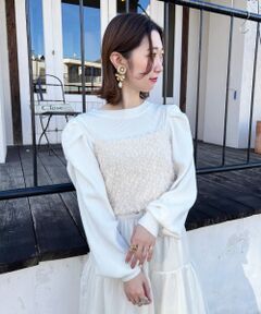 MAJESTIC LEGON / マジェスティックレゴン ニット・セーター | キラキラパワショルニット