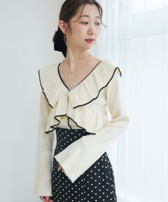 MAJESTIC LEGON / マジェスティックレゴン ニット・セーター | パピヨンフリルリブニット