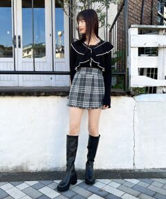 MAJESTIC LEGON / マジェスティックレゴン ニット・セーター | パピヨンフリルリブニット