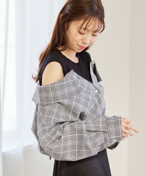 MAJESTIC LEGON / マジェスティックレゴン シャツ・ブラウス | タンクセットカタアキシャツ | 詳細19