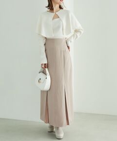 MAJESTIC LEGON / マジェスティックレゴン ロング・マキシ丈スカート | 切替プリーツスカート