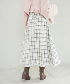 MAJESTIC LEGON / マジェスティックレゴン ロング・マキシ丈スカート | バックレースアップハイウエストスカート