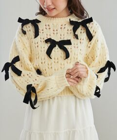 MAJESTIC LEGON / マジェスティックレゴン ニット・セーター | ロマンティックリボンニット