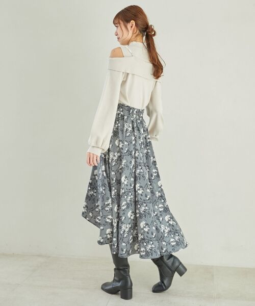 MAJESTIC LEGON / マジェスティックレゴン ニット・セーター | 2wayパールチェーン肩開きニット | 詳細21