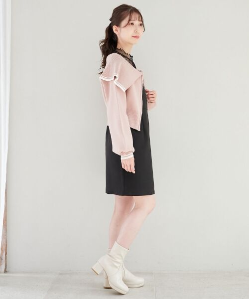 MAJESTIC LEGON / マジェスティックレゴン ニット・セーター | ビッグカラーフロントジップニット | 詳細19