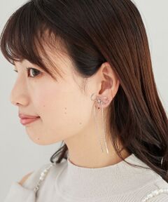 MAJESTIC LEGON / マジェスティックレゴン ピアス・イヤリング | 華奢リボンイヤリング