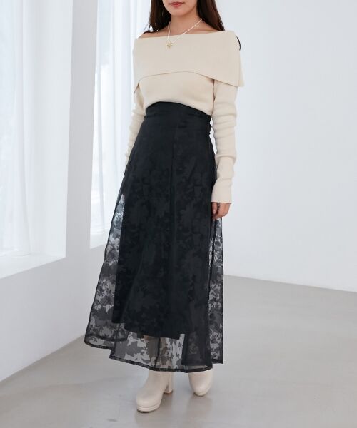 MAJESTIC LEGON / マジェスティックレゴン ロング・マキシ丈ワンピース | レディニットドッキングワンピース | 詳細13