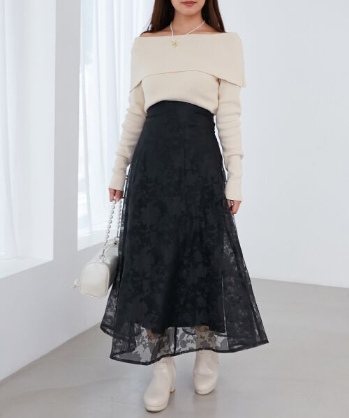 MAJESTIC LEGON / マジェスティックレゴン ロング・マキシ丈ワンピース | レディニットドッキングワンピース | 詳細14