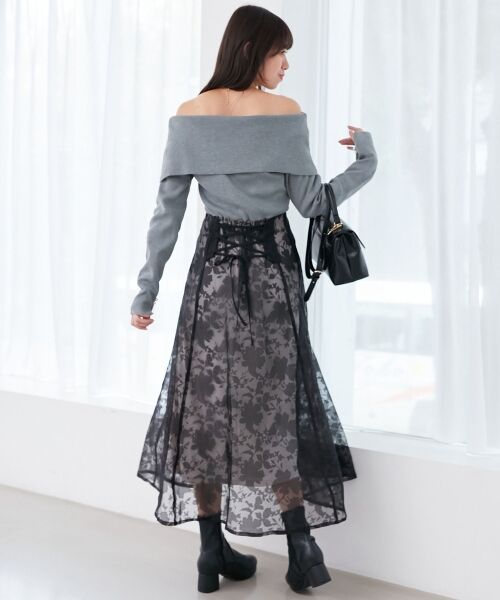 MAJESTIC LEGON / マジェスティックレゴン ロング・マキシ丈ワンピース | レディニットドッキングワンピース | 詳細21