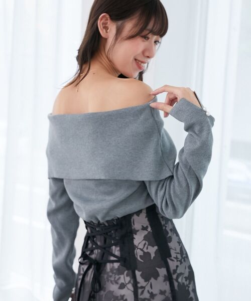 MAJESTIC LEGON / マジェスティックレゴン ロング・マキシ丈ワンピース | レディニットドッキングワンピース | 詳細24