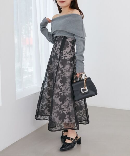 MAJESTIC LEGON / マジェスティックレゴン ロング・マキシ丈ワンピース | レディニットドッキングワンピース | 詳細28