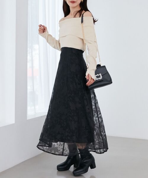 MAJESTIC LEGON / マジェスティックレゴン ロング・マキシ丈ワンピース | レディニットドッキングワンピース | 詳細7