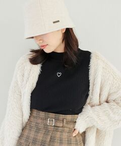 MAJESTIC LEGON / マジェスティックレゴン ニット・セーター | ハートラインストーンロゴニット