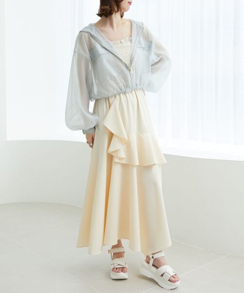 MAJESTIC LEGON / マジェスティックレゴン シャツ・ブラウス | シアーフードブルゾン | 詳細3